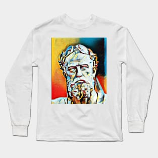 Xenophon Abstract Portrait | Xenophon Artwork 4 Long Sleeve T-Shirt